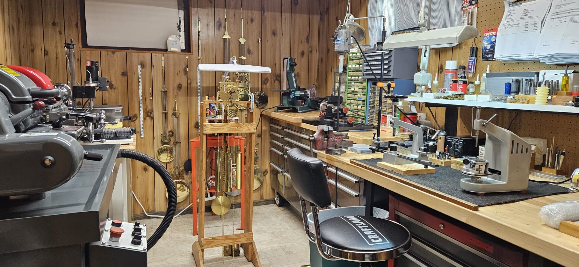 A room filled with lots of tools and equipment.