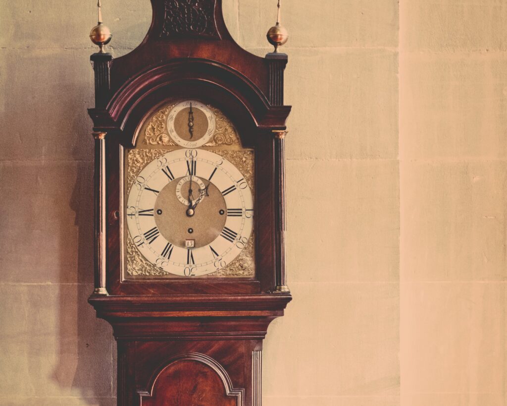 Grandfather Clock on the wall